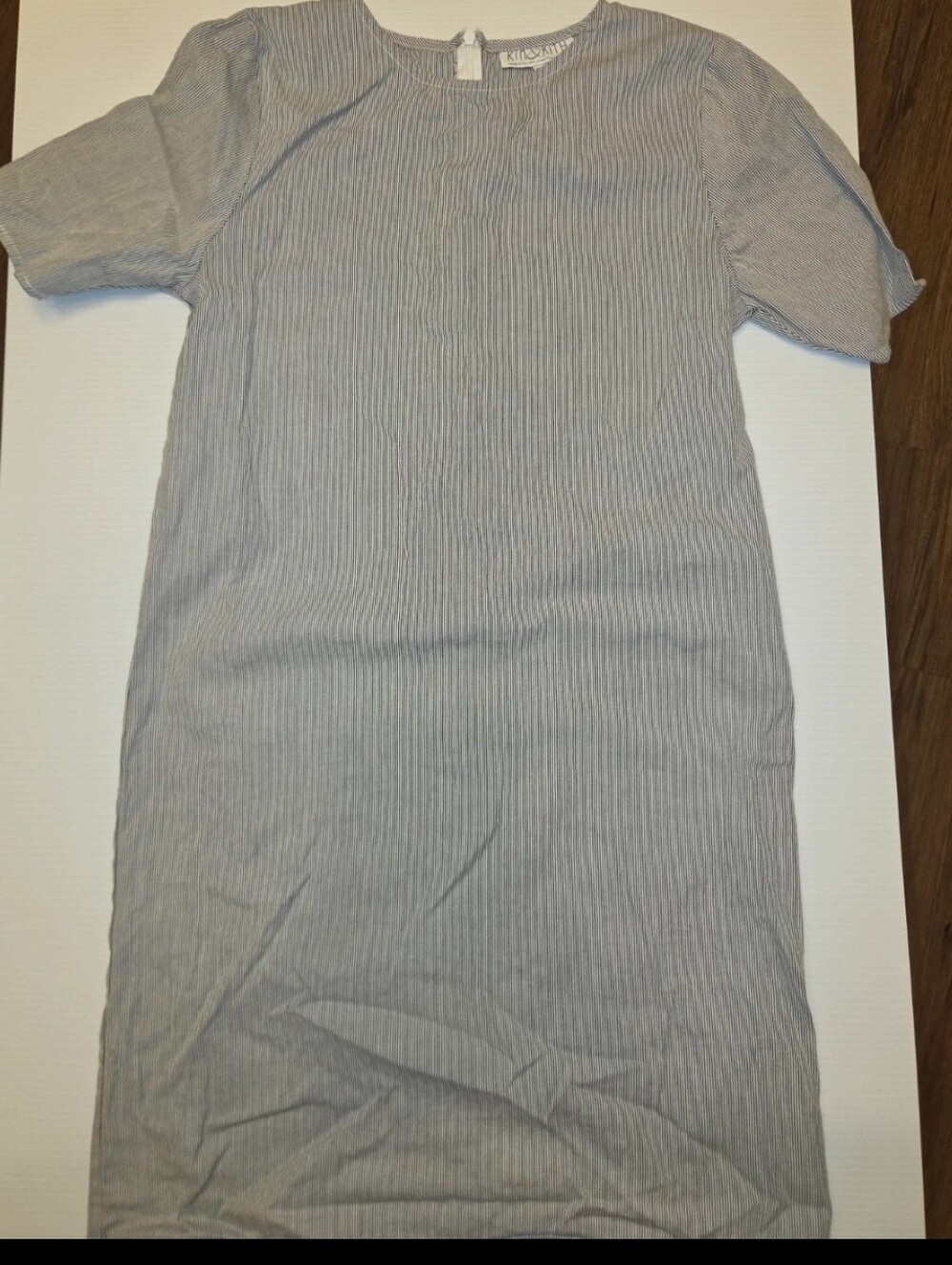 Kin & Kith Pinstripe casual shift dress